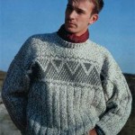 Šiltas vyriškas megztinis šaltąjam sezonui